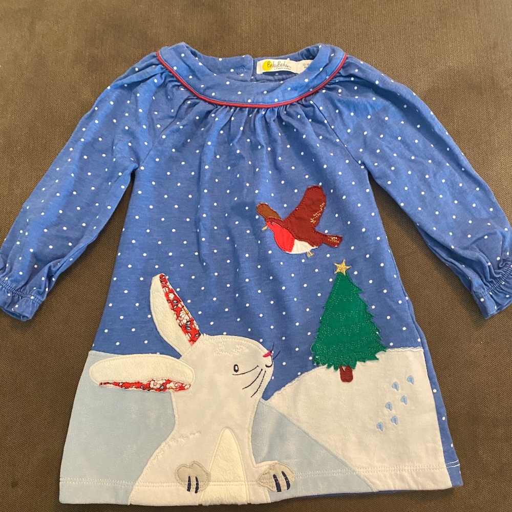 Baby Boden Appliqué Dress 12-18 months